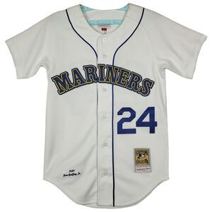 Authentic Ken Griffey Jr. Seattle Mariners Mitchell &‎ Ness MLB Small Jersey NWT
